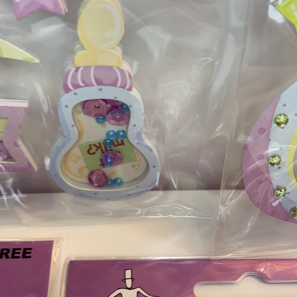 Mark Richards Scrapbook Stickers Card Making Baby Boy Star Moon Paper Crafts - Picture 7 of 13